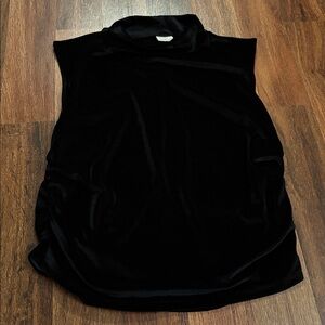 A New Day Black Velvet Top